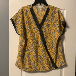Christopher and Banks short sleeve blouse